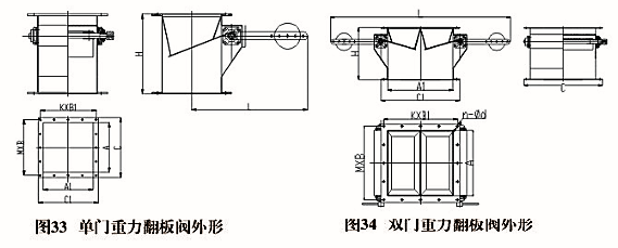 重力翻板閥(圖1) 重力翻板閥(圖1)